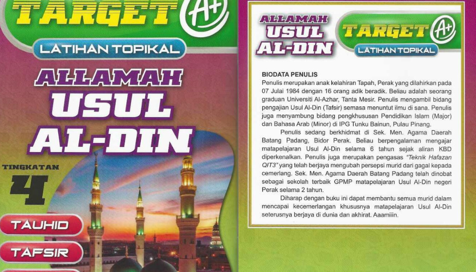 Latihan Topikal Allamah Usul Al-Din Tingkatan 4